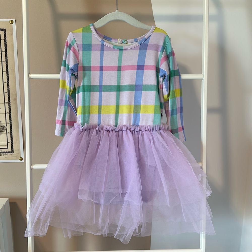 Kiki + Lulu Bamboo Tutu Easter Dress with Long Sleeves